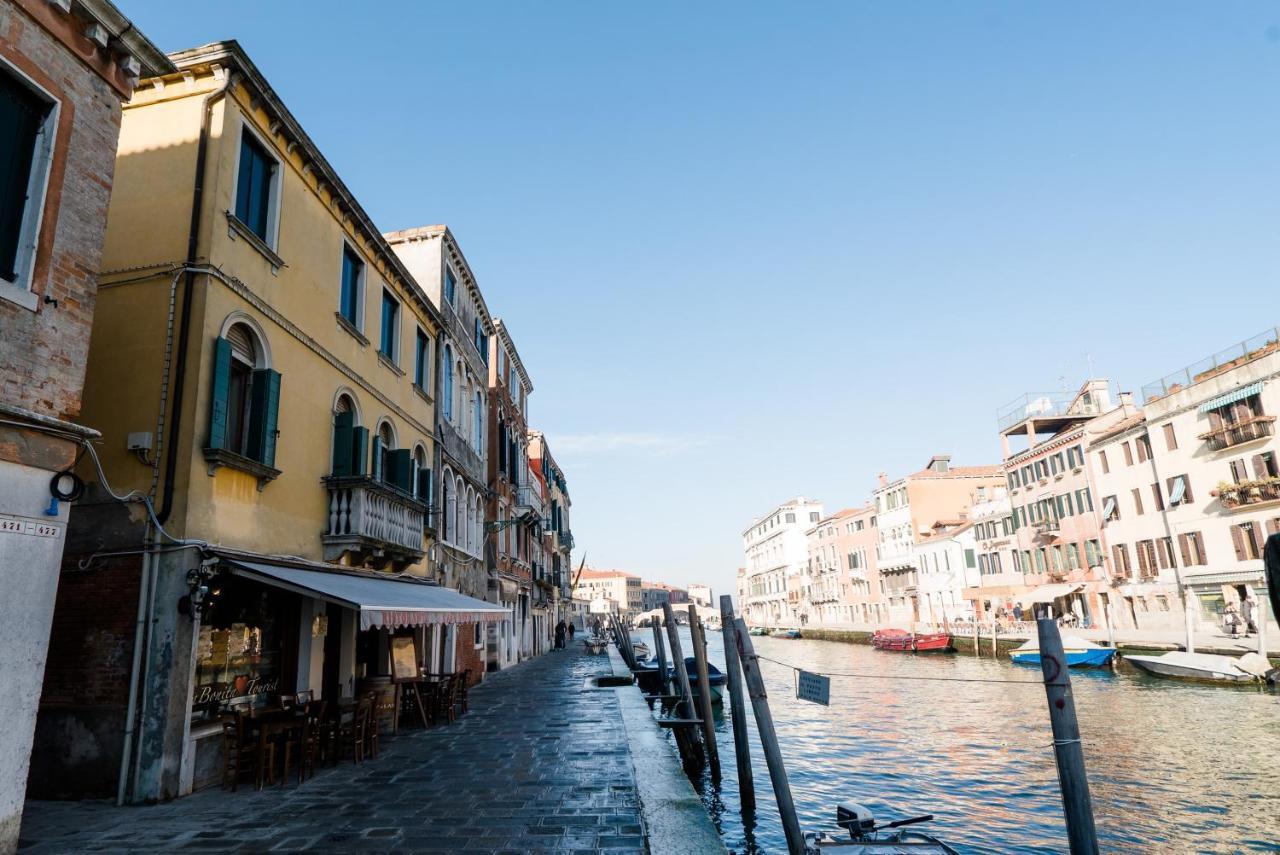 Casa Virginia Direct At The Canal Cannaregio With Own Roof Terrace Benátky Exteriér fotografie