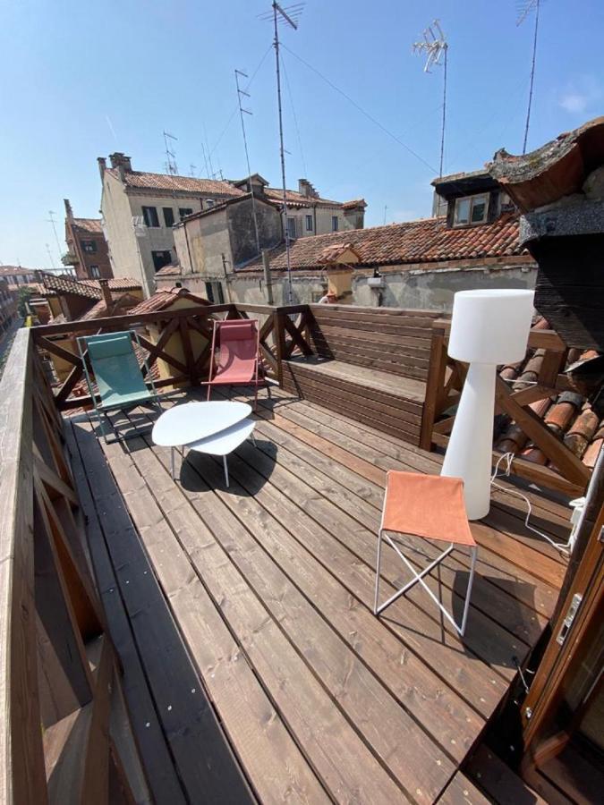 Casa Virginia Direct At The Canal Cannaregio With Own Roof Terrace Benátky Exteriér fotografie