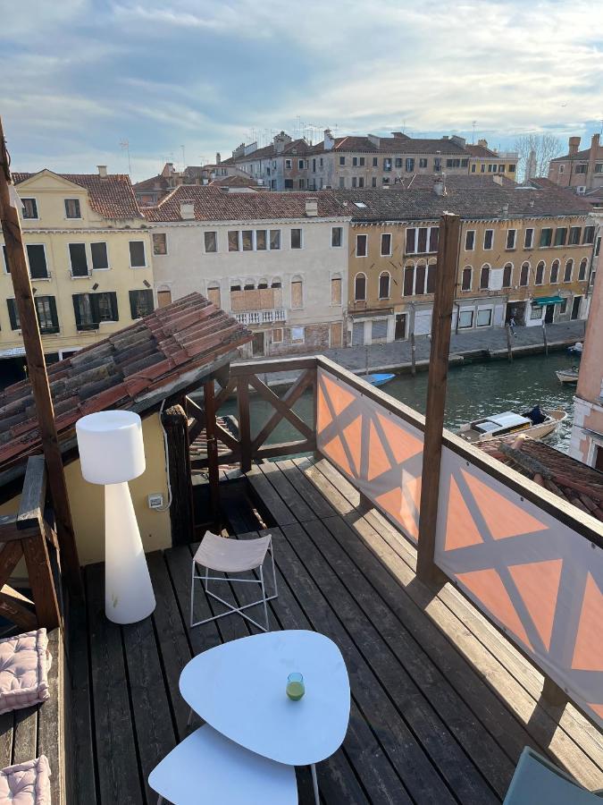 Casa Virginia Direct At The Canal Cannaregio With Own Roof Terrace Benátky Exteriér fotografie