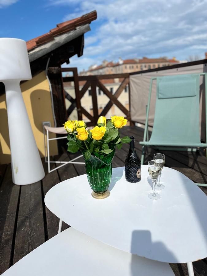 Casa Virginia Direct At The Canal Cannaregio With Own Roof Terrace Benátky Exteriér fotografie